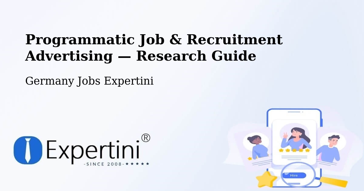 Programmatic Job & Recruitment Advertising — Research Guide – Weeze